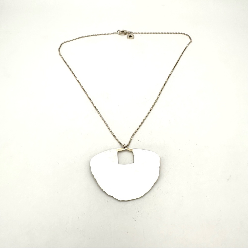 Silpada Retired N2727 Sterling Silver “Big Dreamer” Hammered Pendant Necklace - Picture 5 of 8